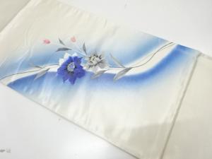 洋花模様　袋帯